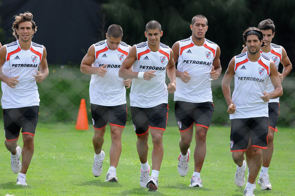 Llega y se entrena