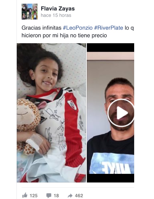 El gran gesto de Ponzio con la nena apuñalada en Florencio Varela