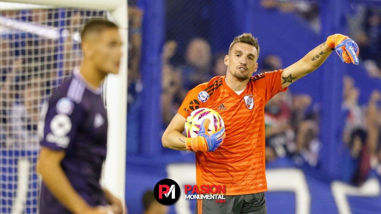 Armani, la pelota parada en contra y sus ganas de seguir triunfando en River