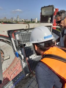 Obras en el Monumental y trabajos para mejorar la calidad del césped
