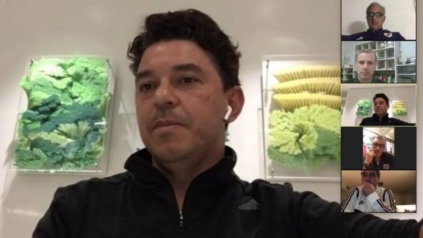 ¿Qué les dijo? Gallardo habló con los juveniles de River