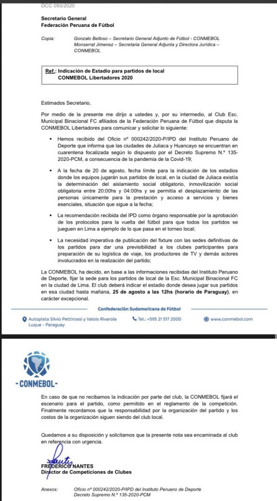 Confirmado: River no viajará a la altura para jugar contra Binacional