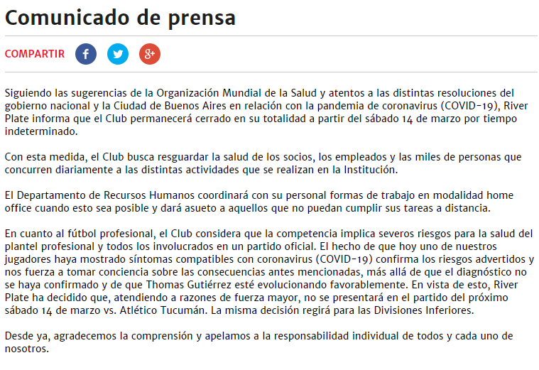 Los momentos de River en este 2020