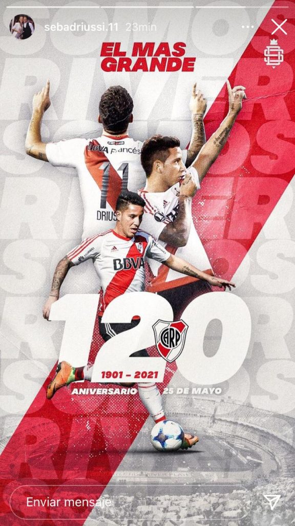 ¡Presente y pasado! Los saludos que recibió River por sus 120 años