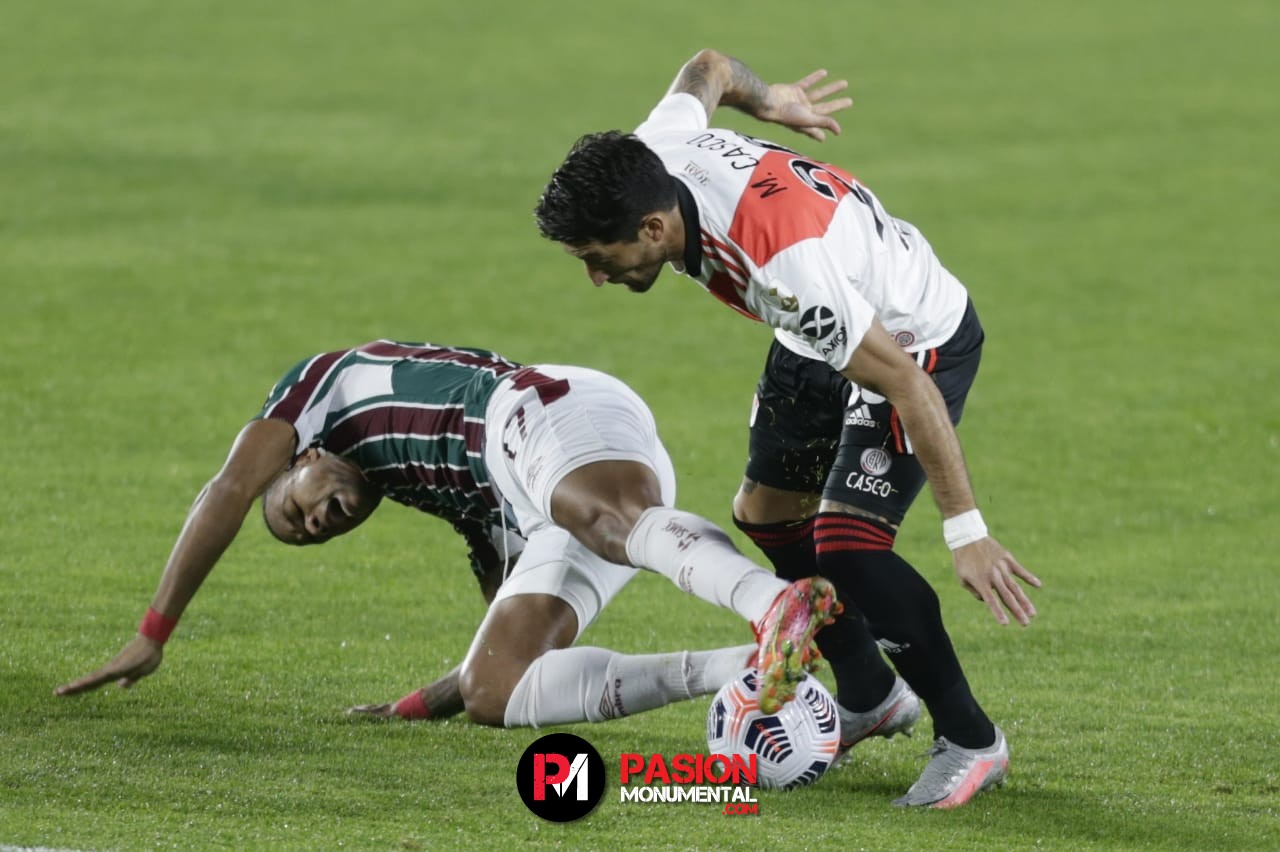 El detalle del short de River