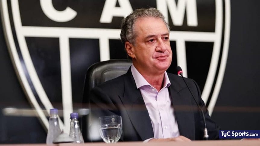 El presidente de Atlético Mineiro le envió un mensaje a River