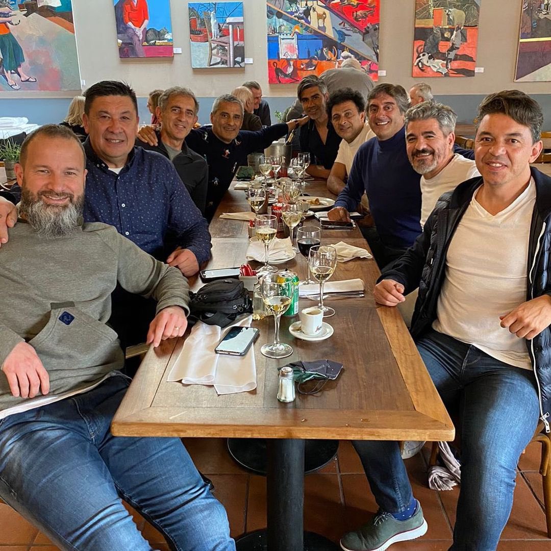 "A Gallardo lo vi muy tranquilo en la previa del Superclásico"