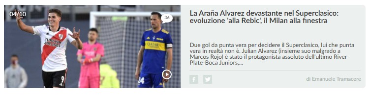 Uno por uno, todos los equipos europeos que quieren a Julián Álvarez