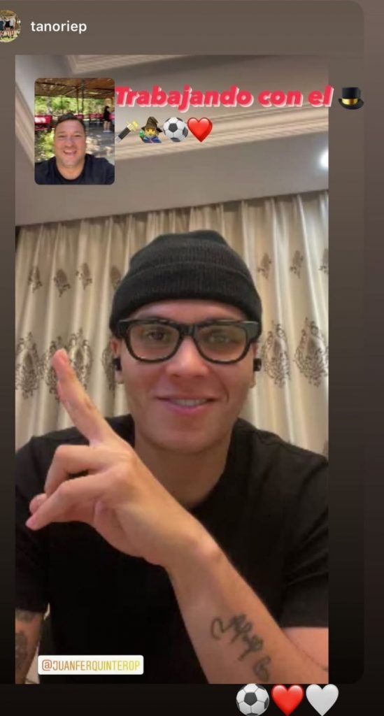 Los mensajes sugestivos de Juanfer Quintero sobre su posible vuelta a River