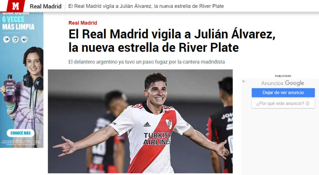 Uno por uno, todos los equipos europeos que quieren a Julián Álvarez