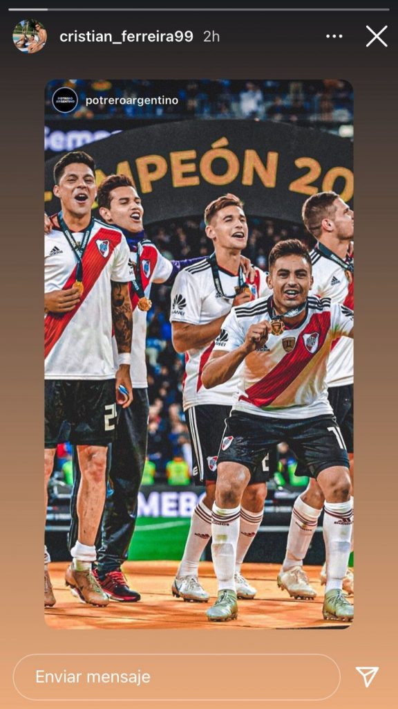 ¡Aparecieron los campeones! El recuerdo de Madrid de los futbolistas que le ganaron la final a Boca