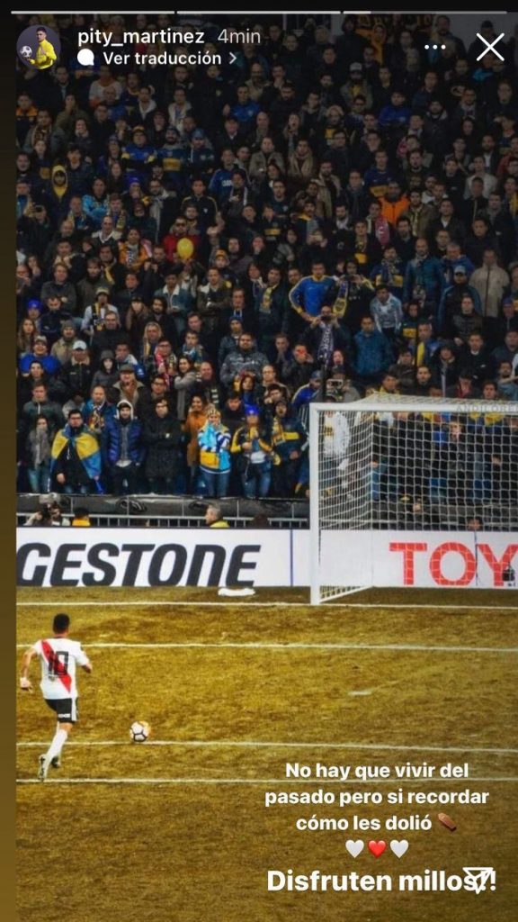 ¡Un loco suelto! El picante comentario del Pity Martínez a tres años de la Copa Eterna