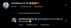 ¡Se viene! El mensaje de Quintero a De La Cruz: "Te amo, te veo pronto"