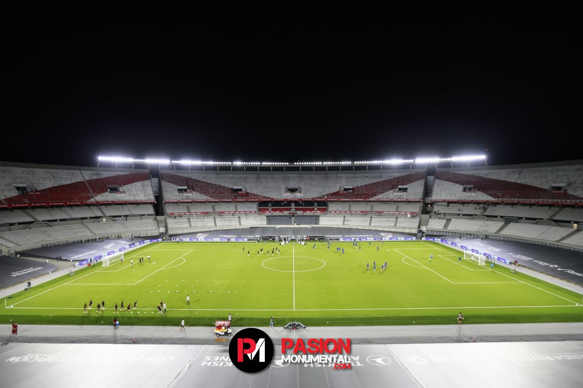 Aprovechando el receso, River comenzó a trabajar en el Monumental