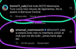La respuesta de Mammana a un hincha de Boca que cuestionó su posible vuelta a River