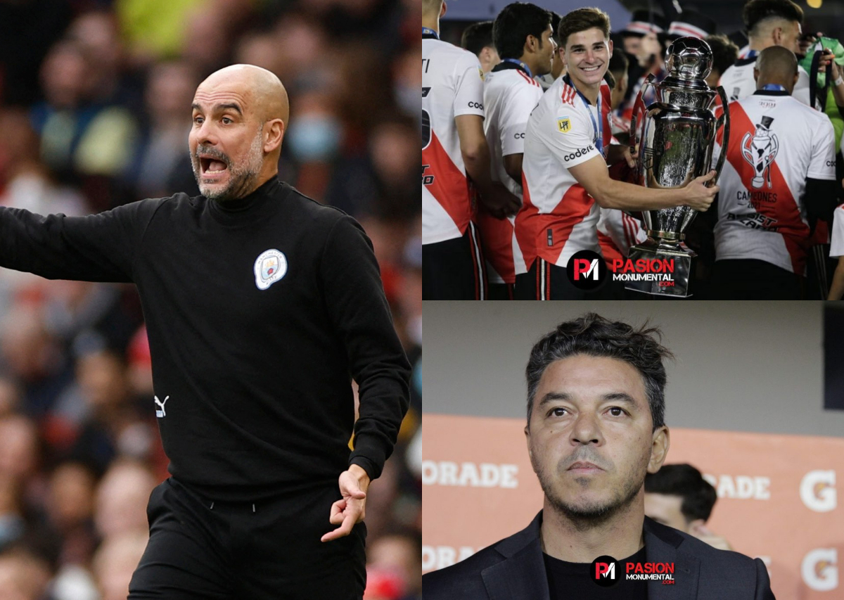 Guardiola, el motivo por el que admira a Gallardo y el valor de Julián Álvarez