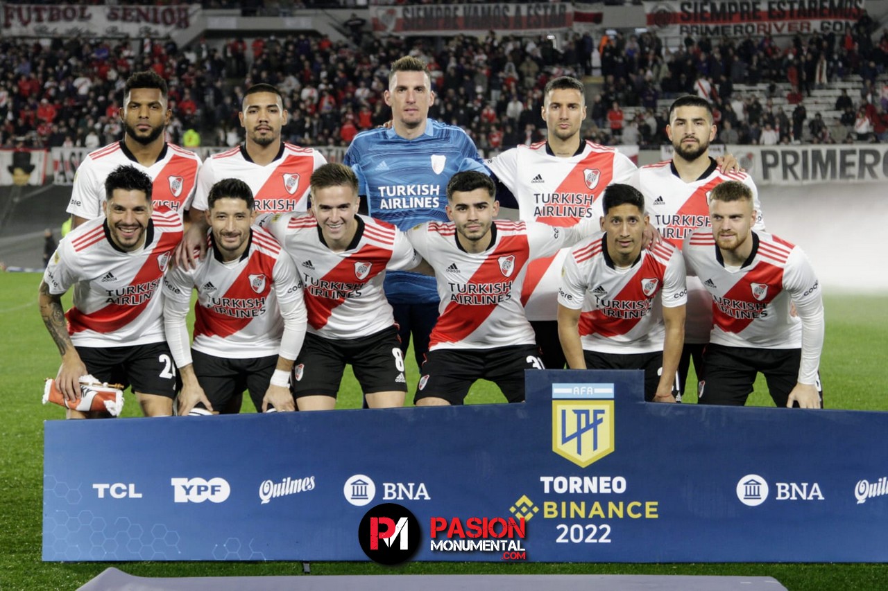 Los puntajes de River ante Sarmiento por la decimo primera fecha de la LPF