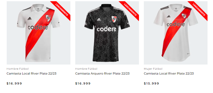 ¡Es oficial! River presentó la nueva camiseta titular para la temporada 2022/2023
