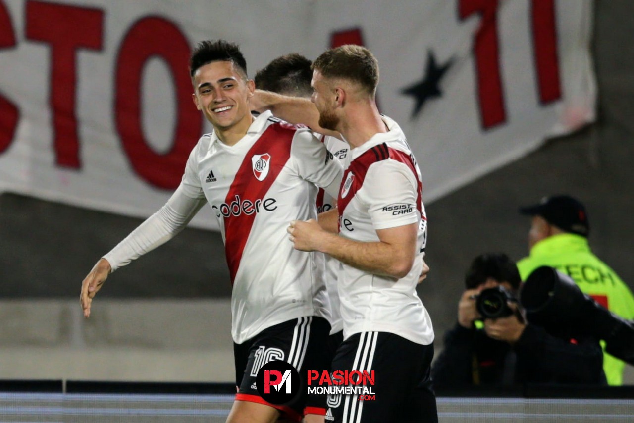 ¡Qué manera de debutar en las redes, Pibe! Pablo César Solari marcó sus primeros goles con la camiseta de River