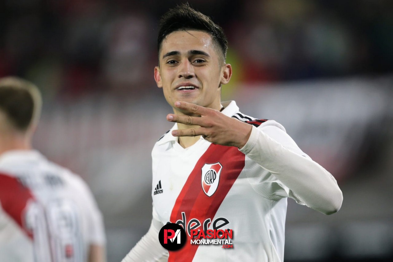 ¡Qué manera de debutar en las redes, Pibe! Pablo César Solari marcó sus primeros goles con la camiseta de River