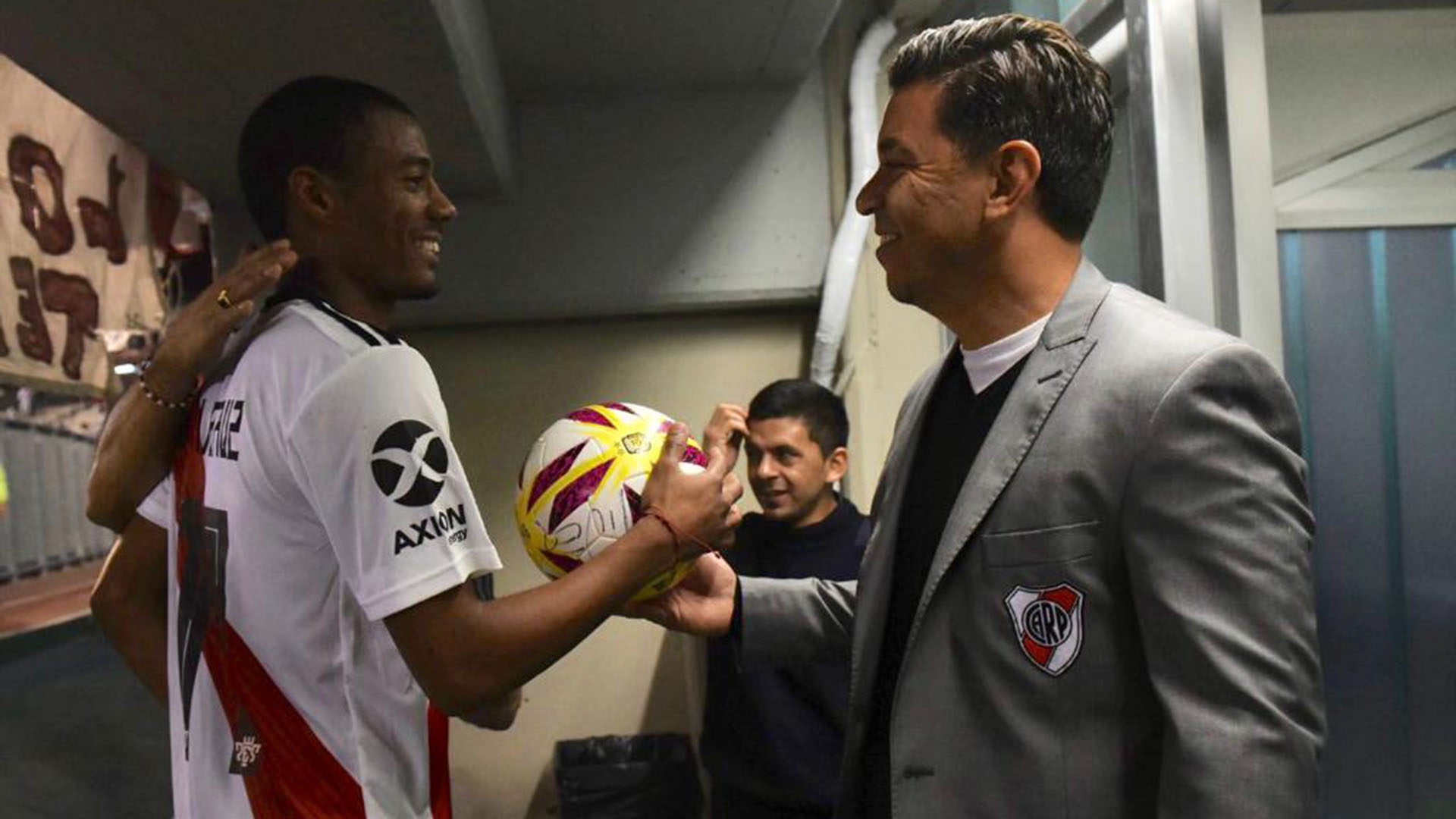 La emotiva despedida de Nicolás De la Cruz a Marcelo Gallardo
