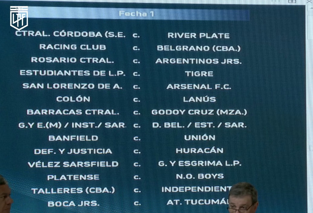 Se confirmó el fixture de la próxima Liga Profesional de Fútbol: ¿Cuándo debuta River?