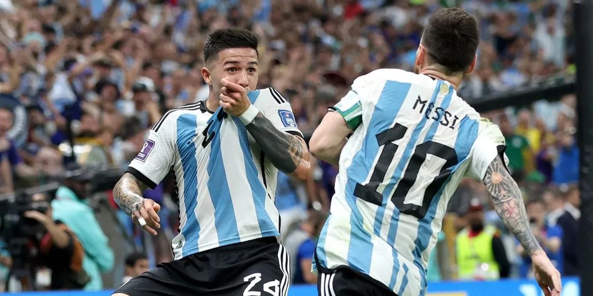 Enzo Fernández, la conexión con Julián Álvarez y lo qué le dijo cuando llegaron al Mundial