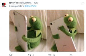 La reacción de los hinchas a ver a un ex River de visita en el Museo