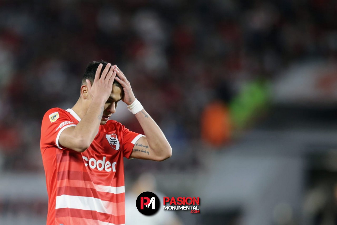 ¡Dolor de cabeza en River! Demichelis pierde a un futbolista por suspensión para la primera fecha de la Liga Profesional