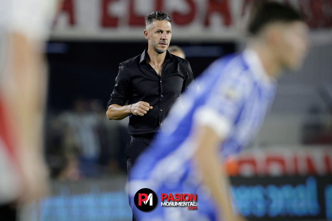 Martín Demichelis analizó el triunfo de River ante Godoy Cruz