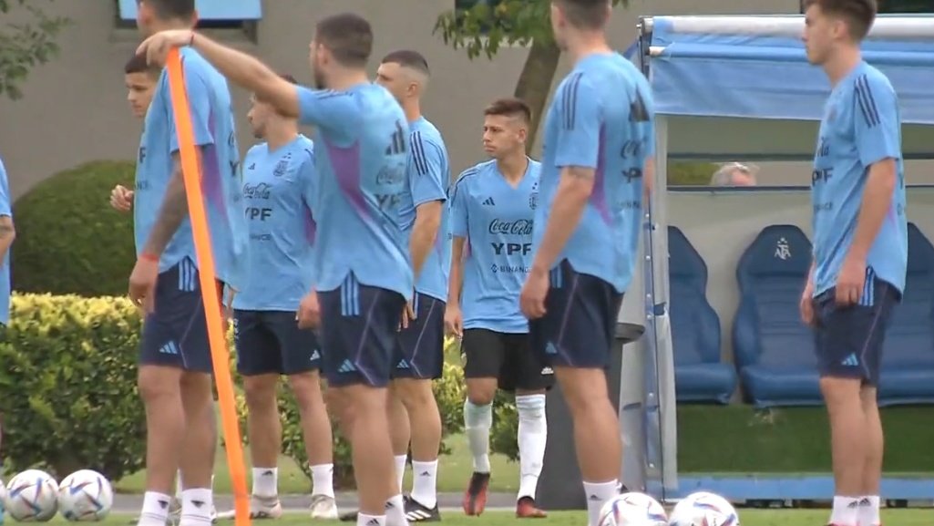 La frase de Di María sobre el "Diablito" Echeverri