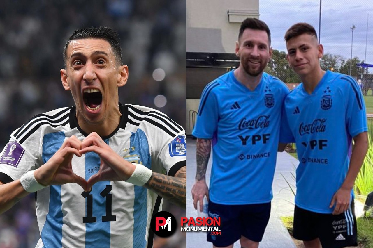 La frase de Di María sobre el "Diablito" Echeverri