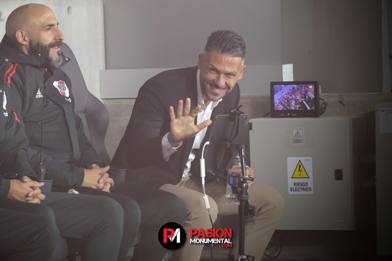 Demichelis analizó la victoria, habló sobre su vida personal y opinó acerca de su presente como entrenador de River