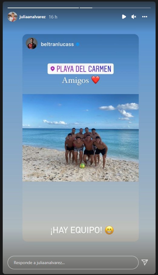 "Beltrán puede tener una carrera similar a la de Julián Álvarez"