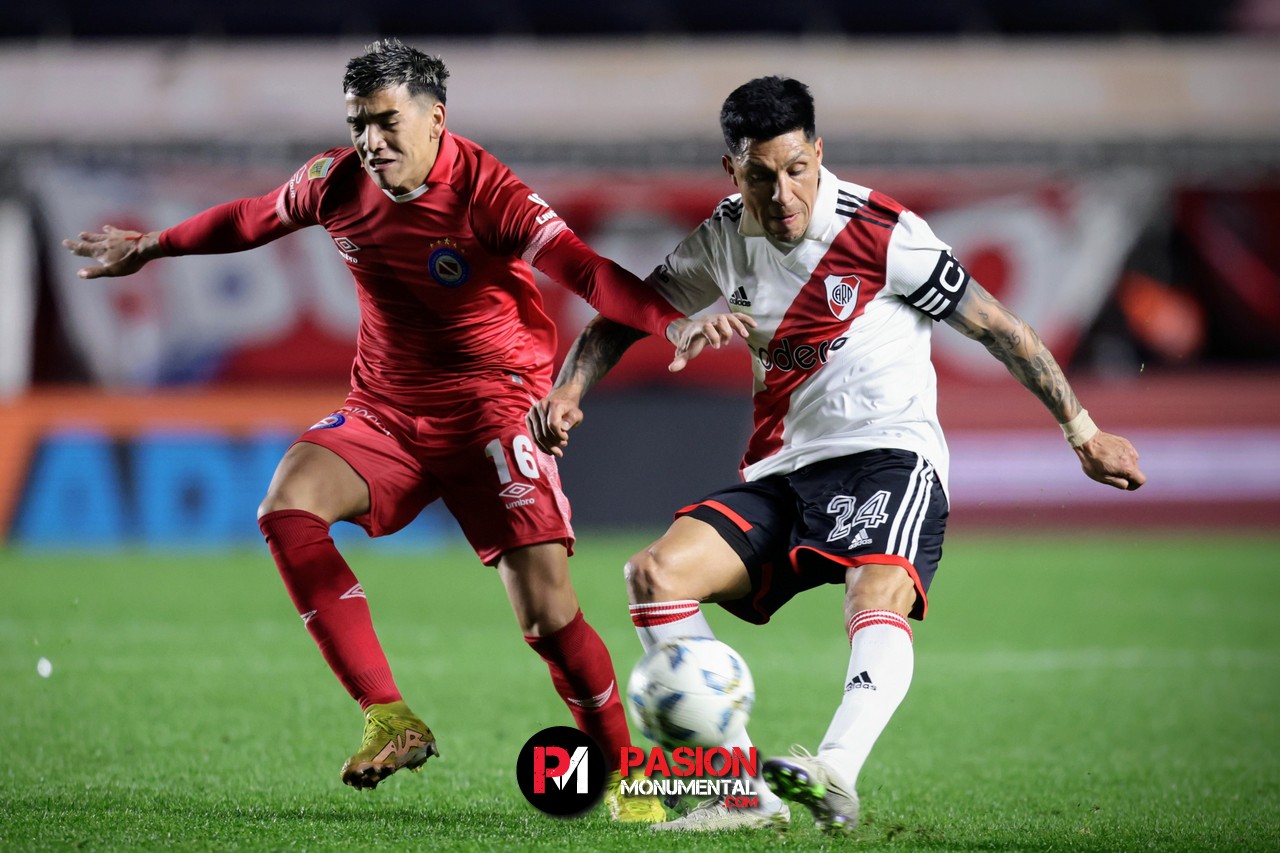 Los puntajes de la derrota de River ante Argentinos Juniors en la primera fecha de la Copa de la Liga