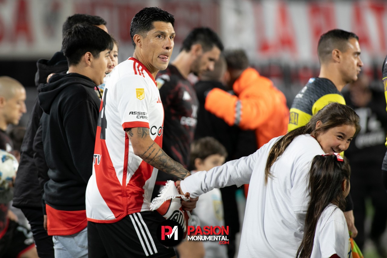 ¡Las mejores fotos del partido entre River y Huracán en el último partido del año en el Monumental!