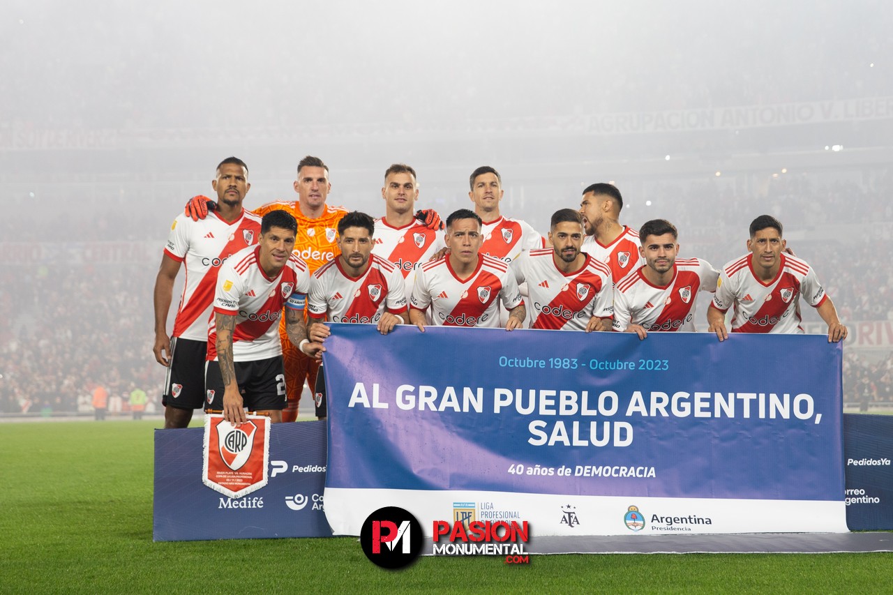 ¡Las mejores fotos del partido entre River y Huracán en el último partido del año en el Monumental!