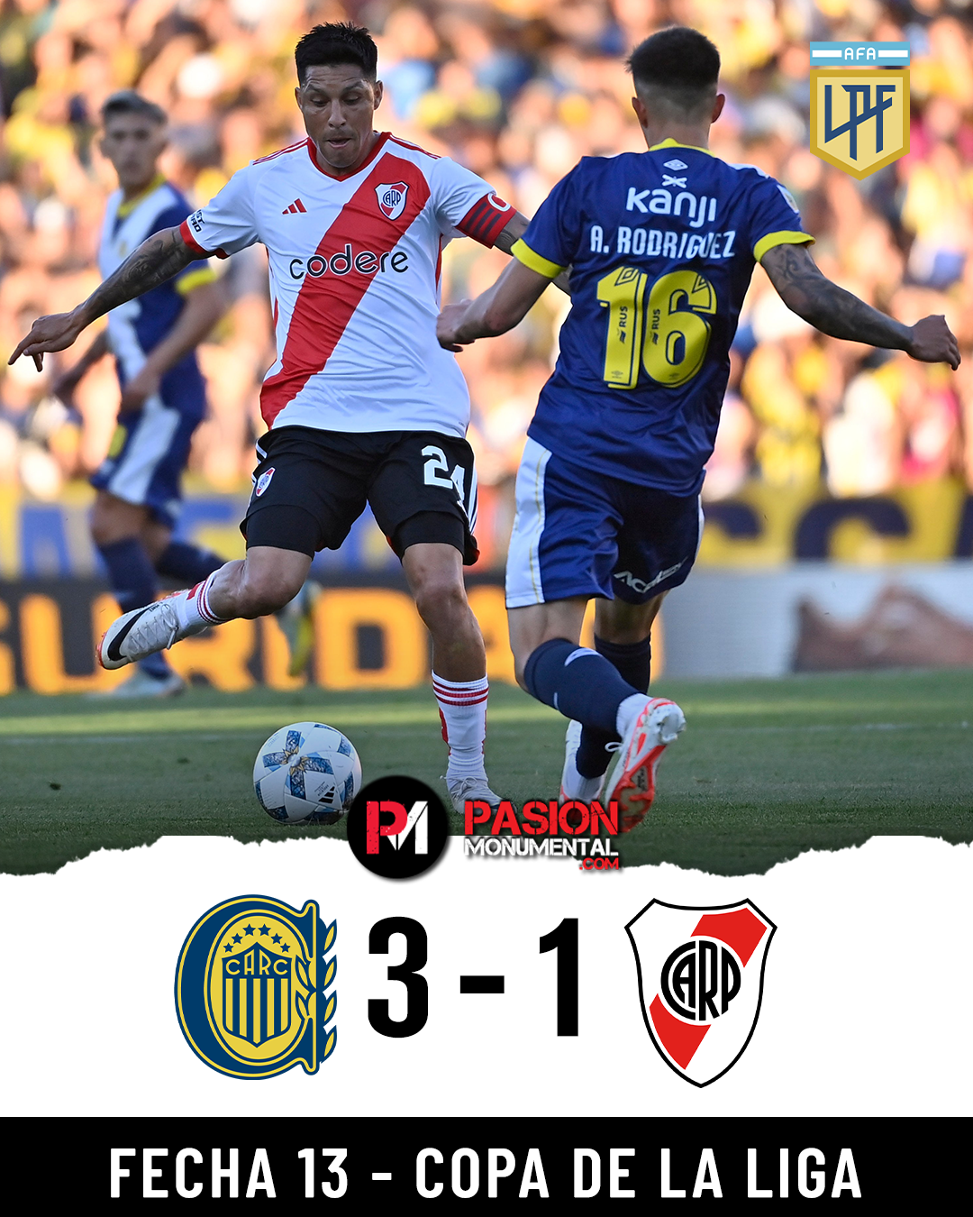 Derrota para el olvido de River ante Rosario Central: ¿Cómo quedó en la tabla de posiciones?