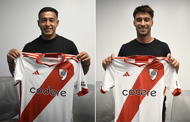 ¡Pusieron el gancho! Enzo Rubio y Talo Colletta firmaron su primer contrato profesional con River