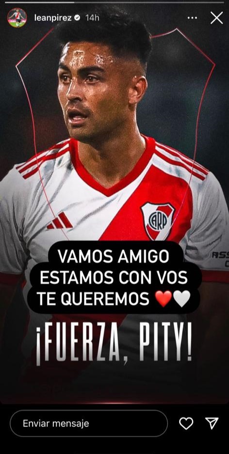 River es familia: Compañeros y ex jugadores del Más Grande le mandaron un mensaje al Pity Martínez