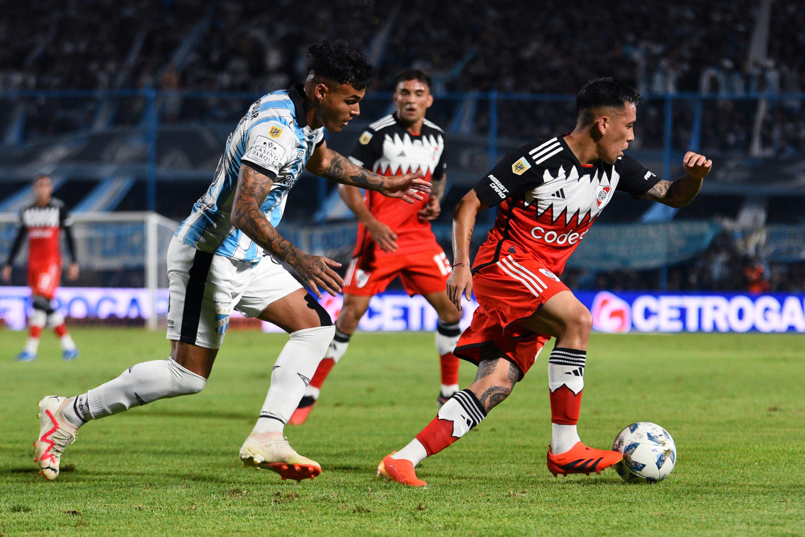TUCUMAN, ARGENTINA - FEBRUARY 14: Esequiel Barco of River Plate