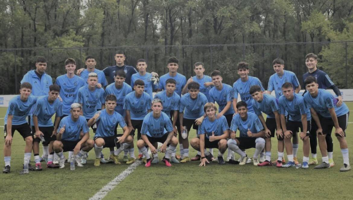 La Sub17 argentina ganó y Meza convirtió un golazo