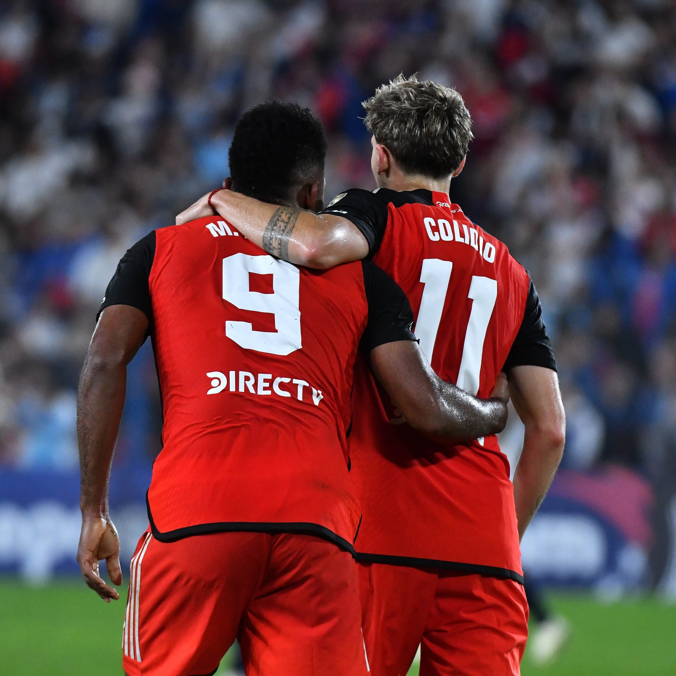 Los puntajes del insólito empate de River ante Nacional en la Copa Libertadores