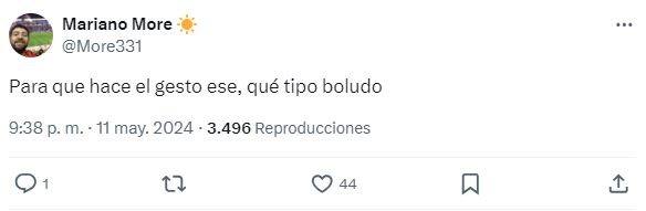 ¿Qué hizo? El gesto de Barco en el festejo del gol que enojó a los hinchas
