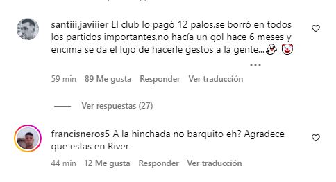 ¿Qué hizo? El gesto de Barco en el festejo del gol que enojó a los hinchas