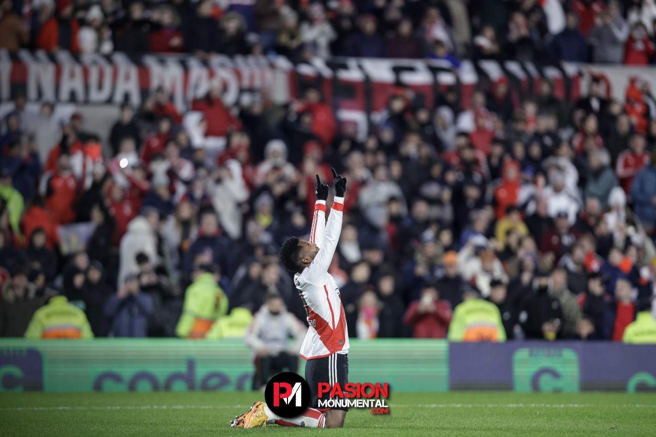 San Miguel Borja: los puntajes de la victoria River ante Tigre por la Liga Profesional