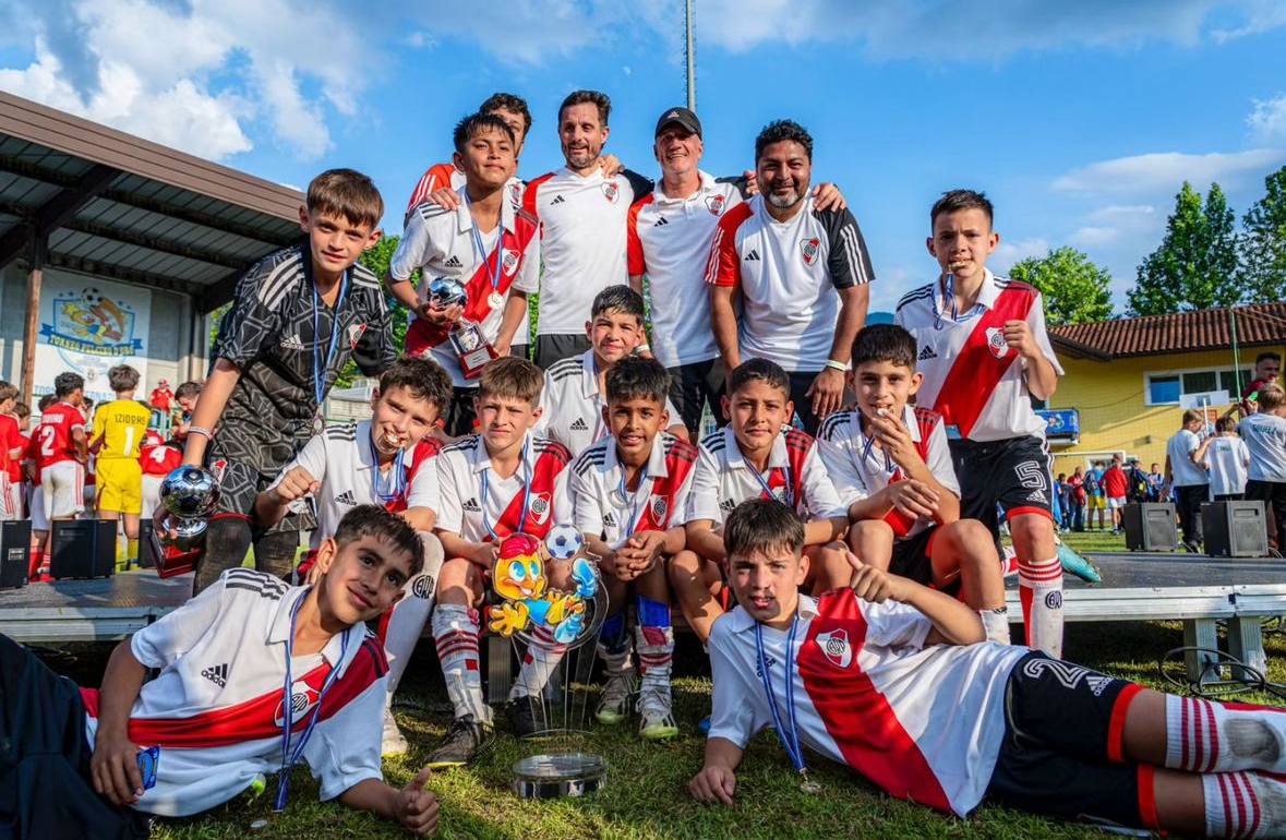 River bicampeón en Italia