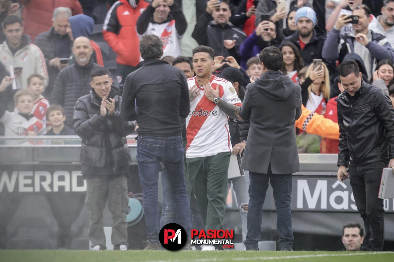 Las mejores fotos del empate por 2-2 entre River y Lanús en el Monumental