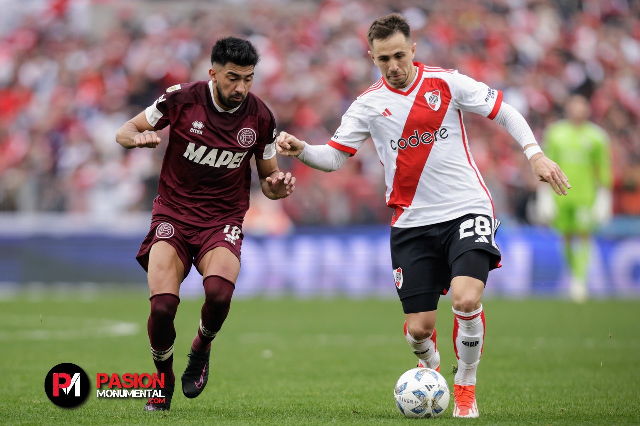Los puntajes del empate de River ante Lanús en el estadio Mâs Monumental