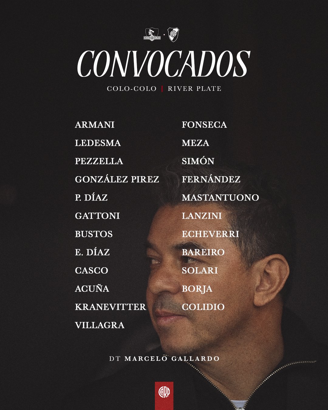 La previa de River vs. Colo-Colo: con la fe puesta en traernos un buen resultado de Chile